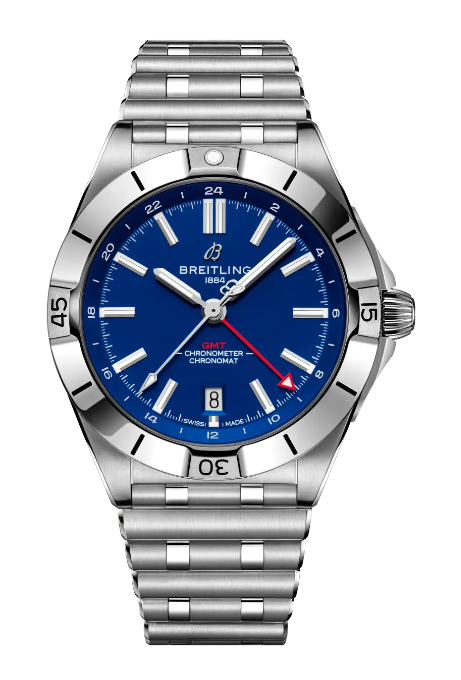 Review Breitling Chronomat Automatic GMT 40 NFL Buffalo Bills Edition Replica watch A32398B21C1A1